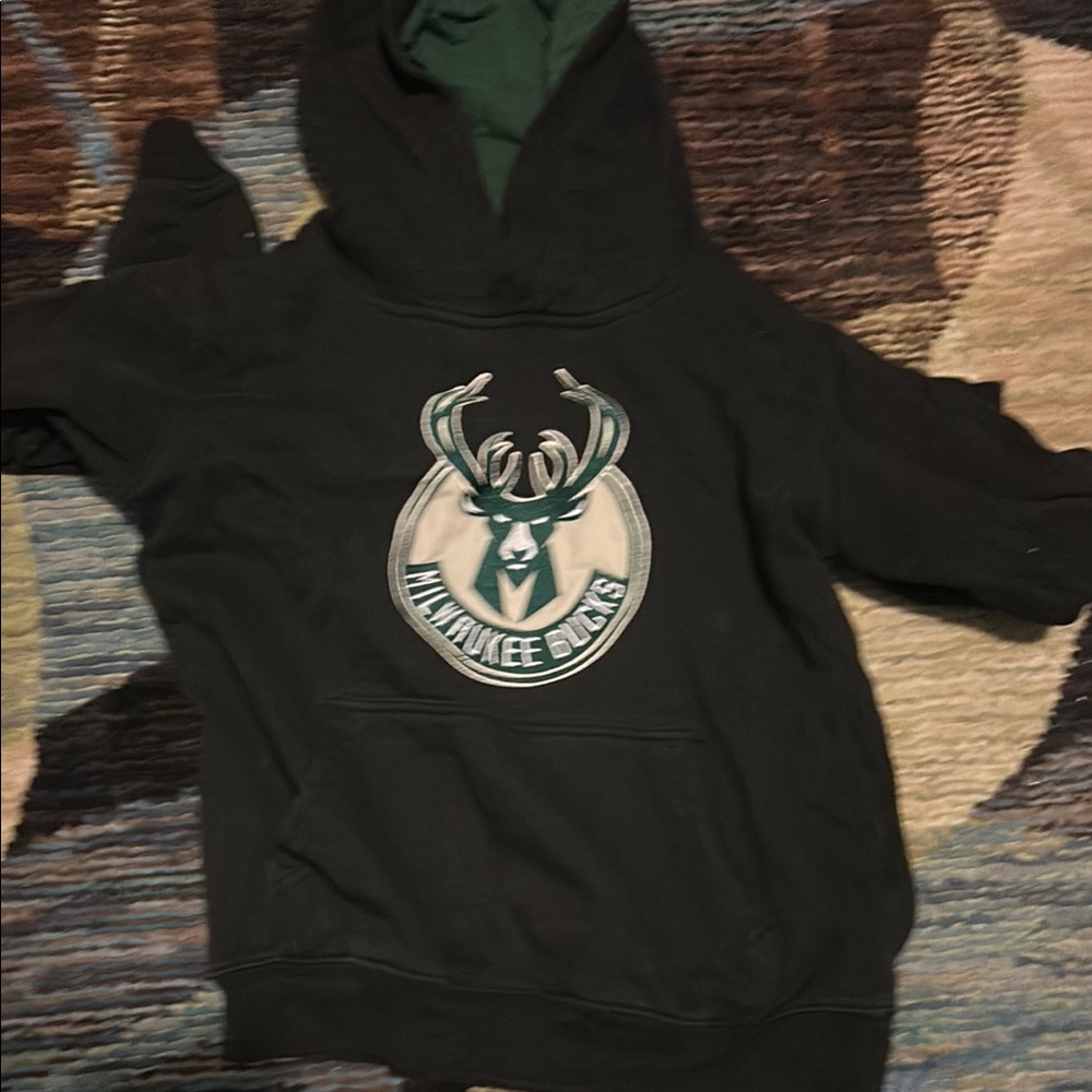 Milwaukee Bucks Black Hoodie